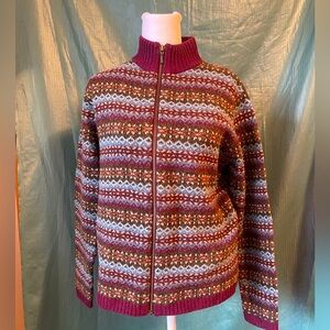 L L Bean lambswool ladies sweater